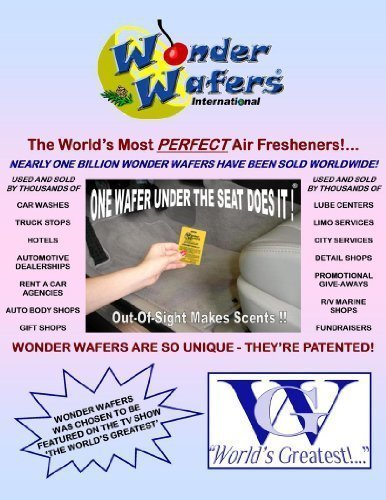 Wonder Wafers 25 CT Individually Wrapped Creamy Vanilla Air Fresheners