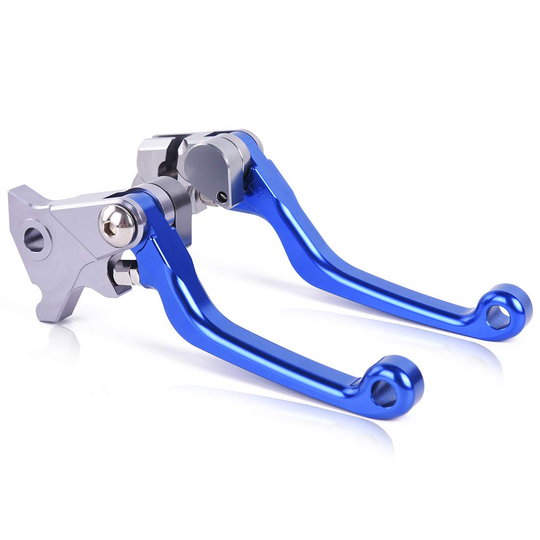 Rawsomes Pivot Dirt Bike Cnc Aluminum Brake Clutch Levers For Yamaha Ttr 125L/Le, Ttr 225,Xt660R, Xtz660, Dt50, Dt80, Xtz125, Xt350, Dt125,Tw125,Yp250 Blue