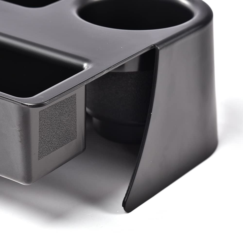 Pit66 Center Console Cup Holder, Compatible With 1994-1997 Dodge Ram 1500 2500 3500 Black