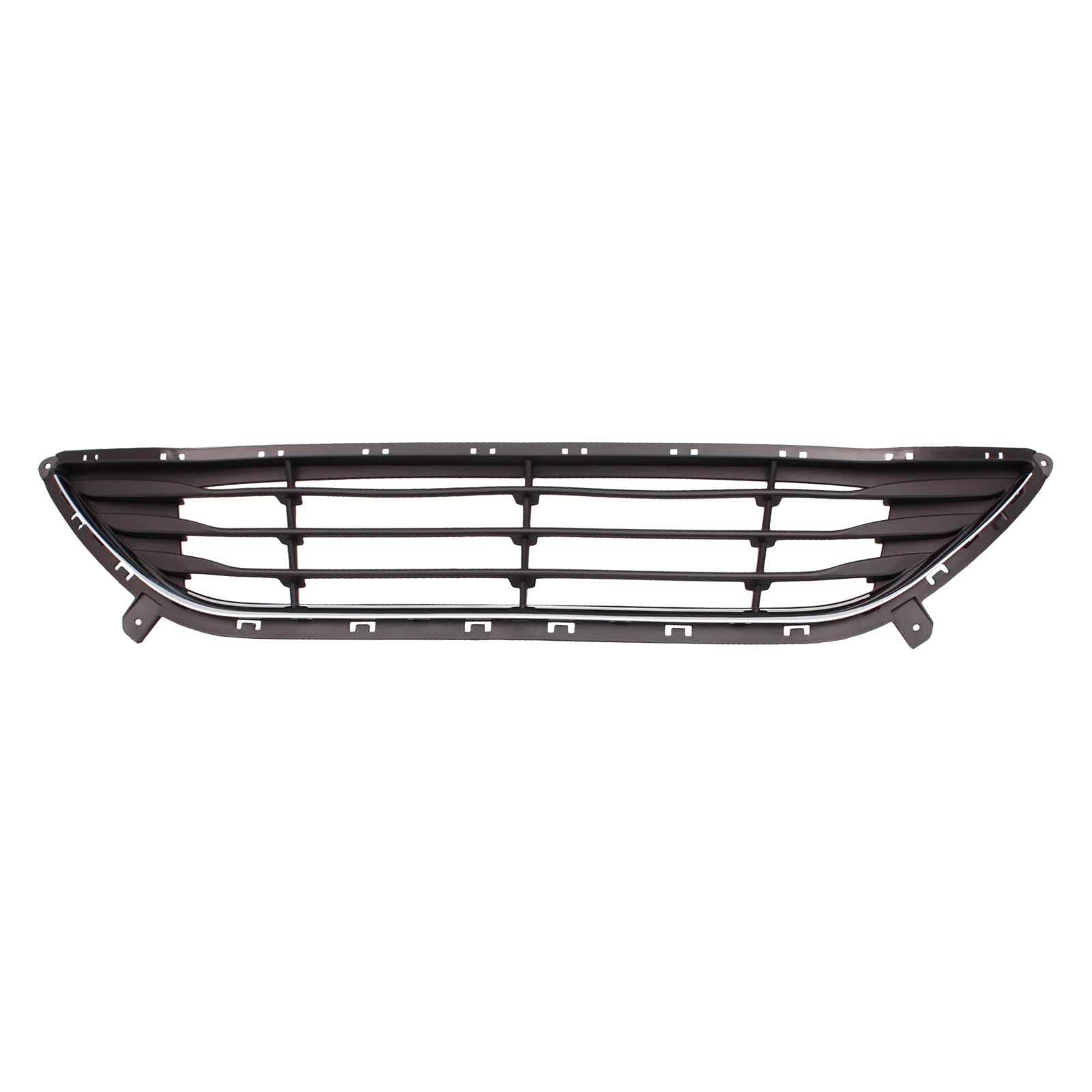 TYG (CAPA QUALITY) Front Bumper Grille Grill Compatible with 2011-2013 Hyundai Elantra Sedan Black Bars USA Built Replacement fo
