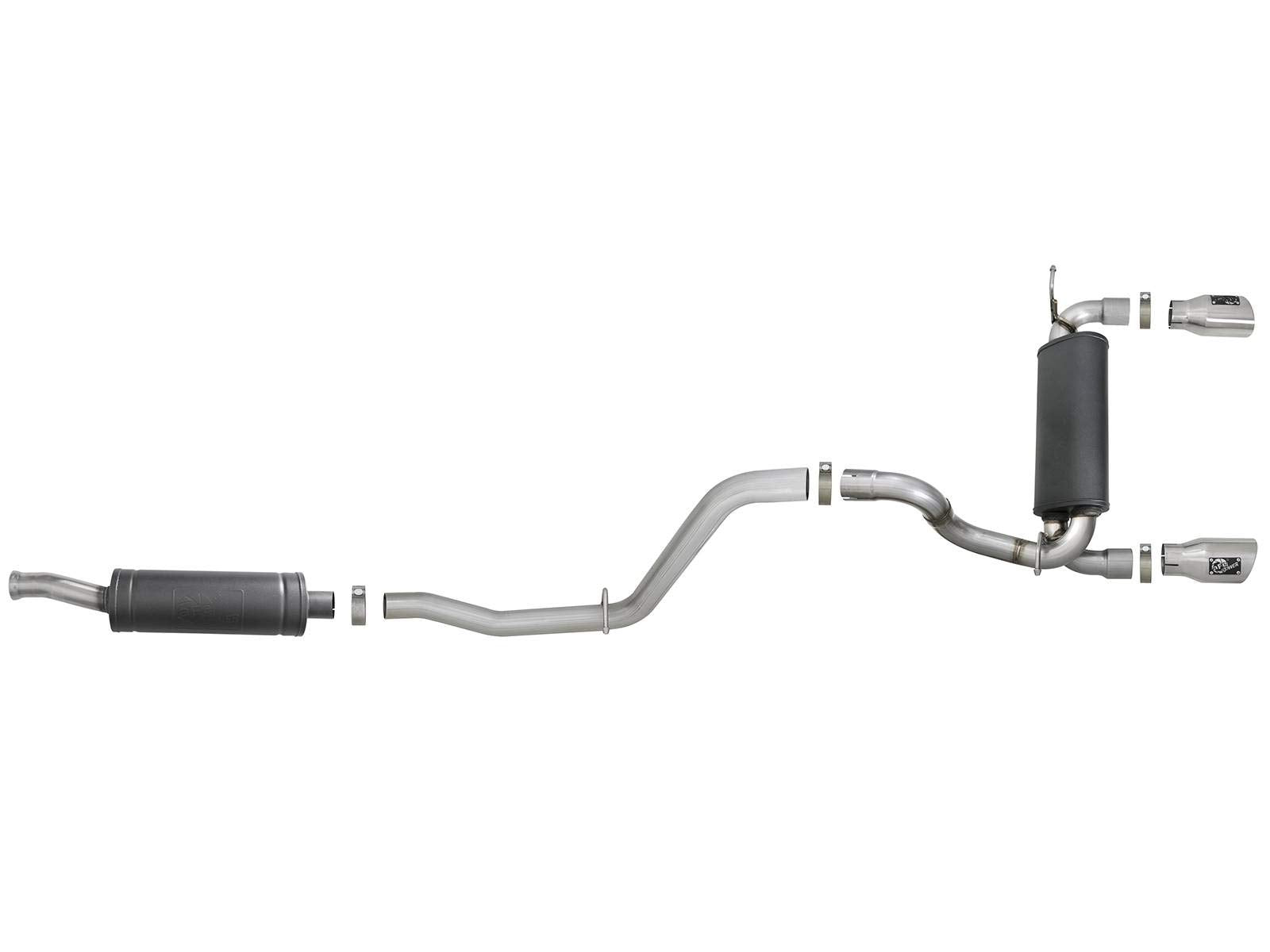 Afe Power 49-38066-B Rebel Series Performance Cat-Back Exhaust System