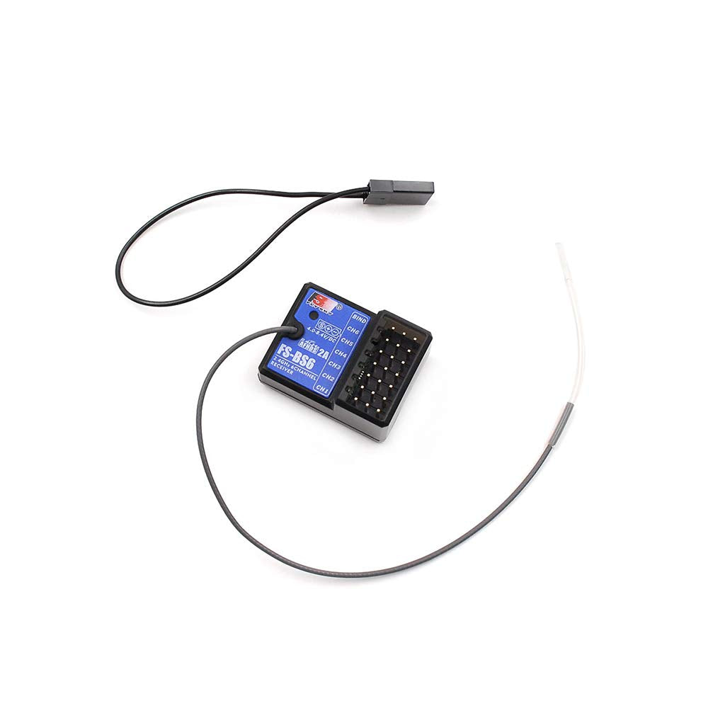 Goolrc Flysky Fs-Bs6 Receiver 2.4Ghz 6Ch Afhds2 For Flysky Fs-Gt5 Fs-It4S Transmitter Rc Car Boat