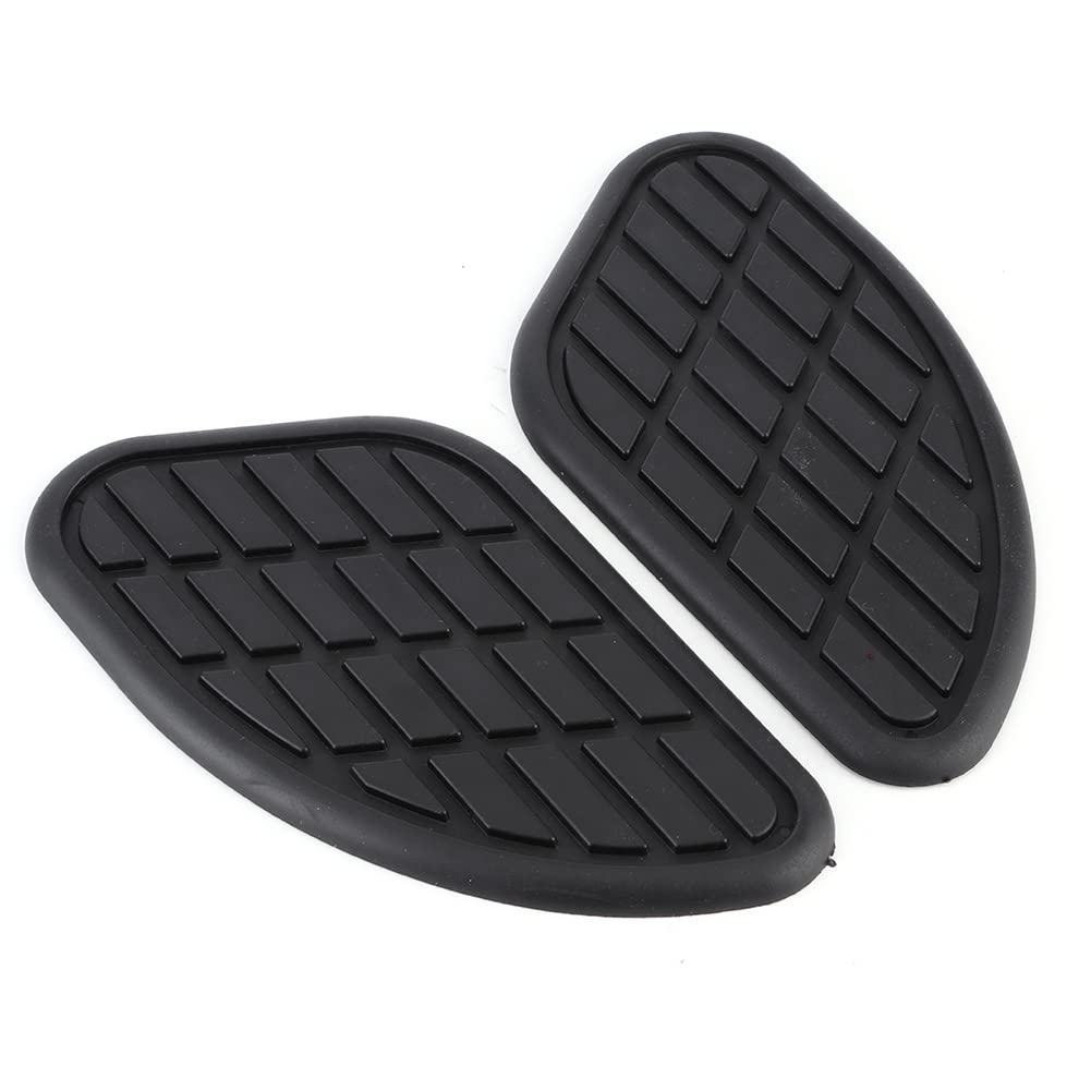 Motorcycle Tank Pad, Pair of Rubber Motorcycle Fuel Tank Traction Pad Protector Vintage Universal Knee Grip Decals Gas Fuel Knee