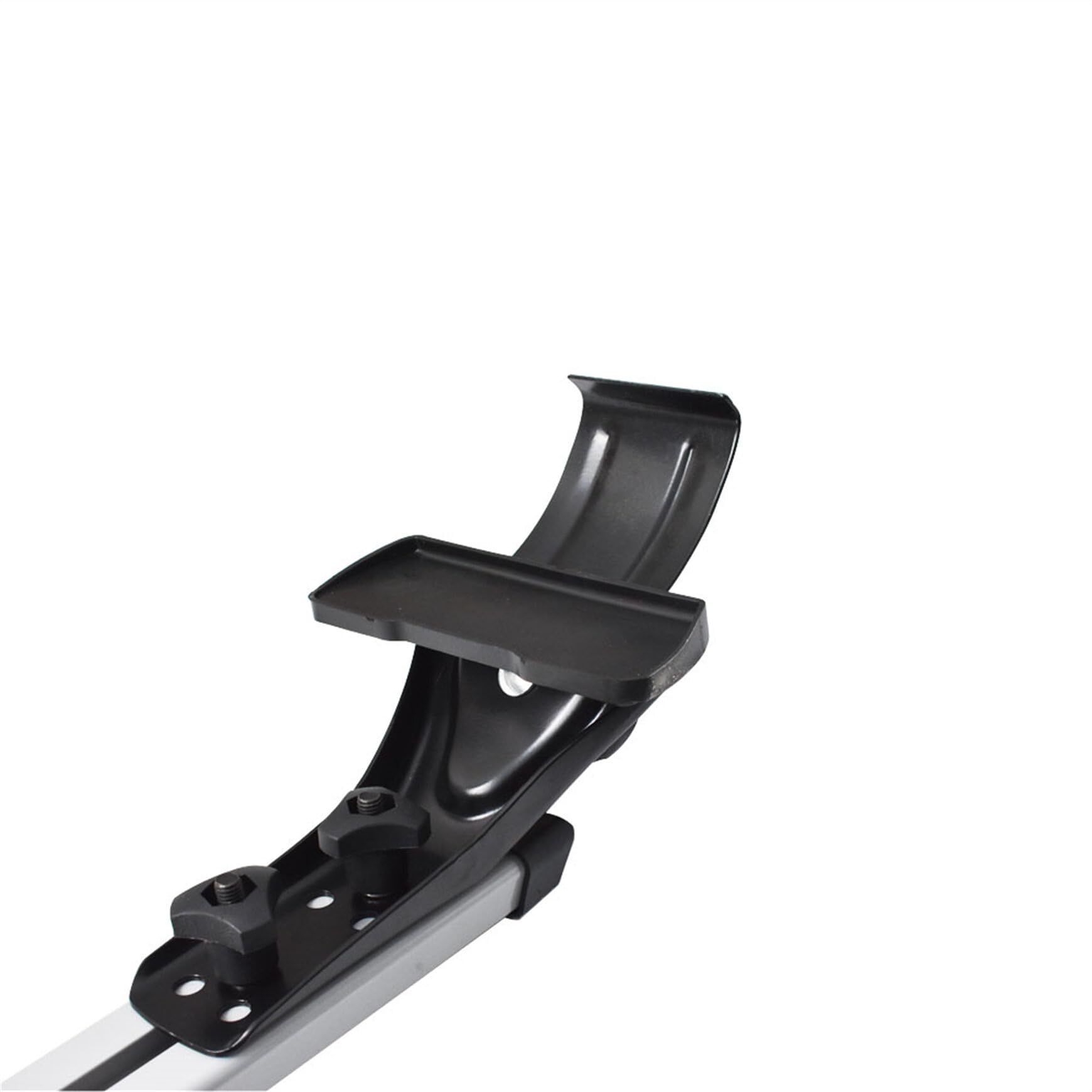 48 Inch Universal Car Top Roof Cross Bar Luggage Cargo Rack With 3 Kinds Clamp Silver Aluminum