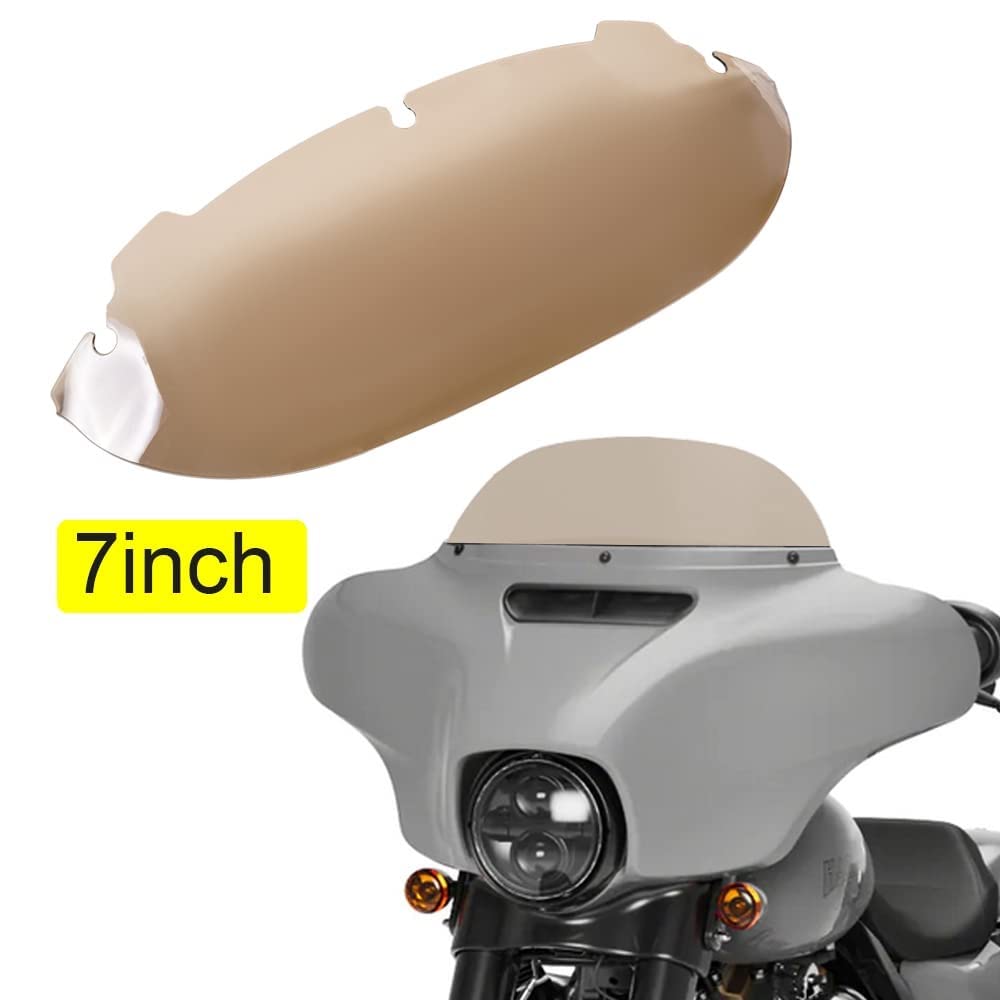 Wynmoto 7'' Tint Windshield Windscreen Compatible For 2014-2022 Harley Davidson Touring Electra Glide Street Glide 2014 2015 201
