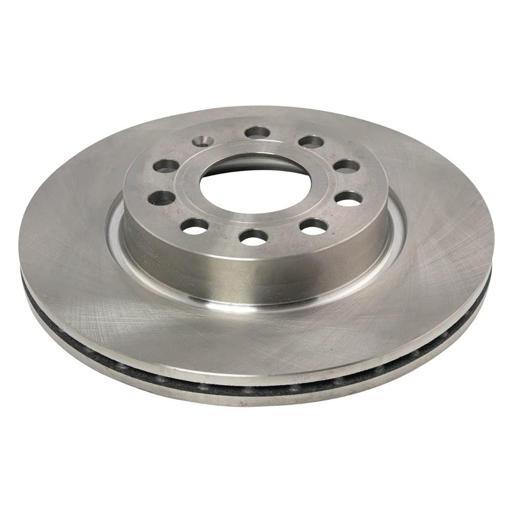 Trq Front Brake Rotors Set Vented Compatible With 2011 Audi A3 Quattro 2013 Volkswagen Gti 2011-2018 Jetta