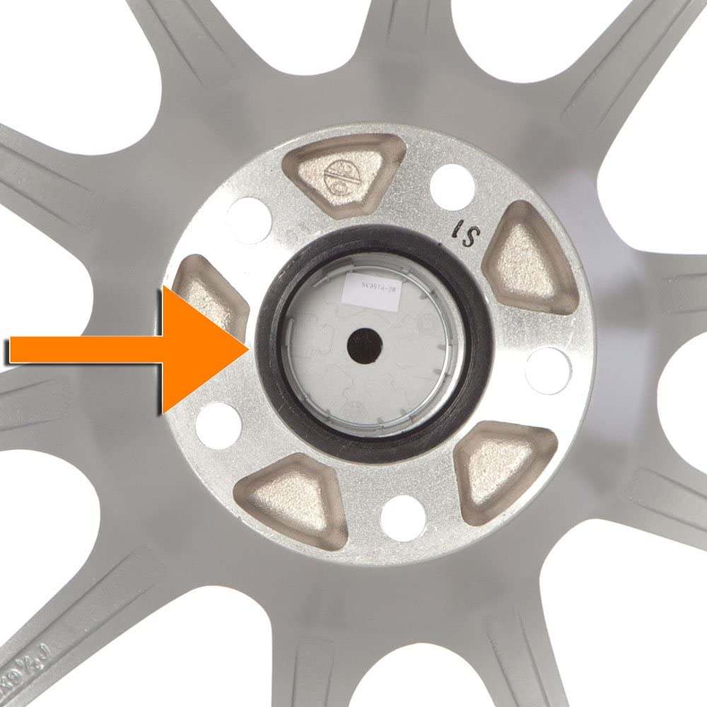 Circuit Performance Hub Centric Rings (4 Pack) - 76.1 To 67.1 Black Nylon Hubrings - Compatible With Mitsubishi, Hyundai, Kia Wi