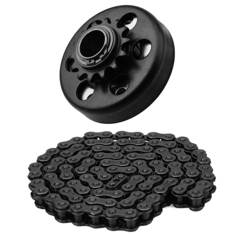 Moosun Go Kart Centrifugal Clutch 1' Bore For 14 Teeth 40/41/420 Chain Mini Bike Engine With Chain