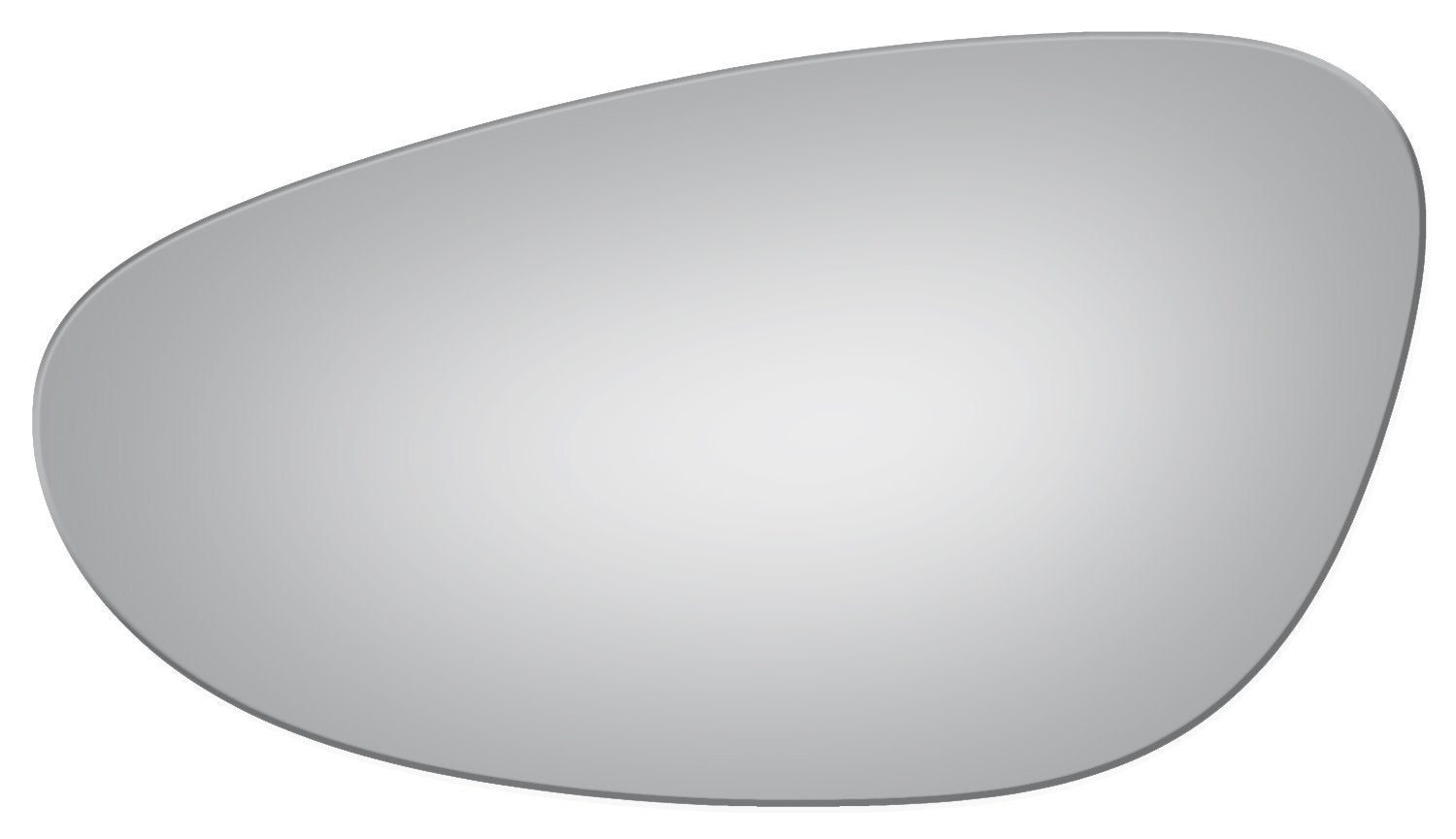 Burco 2826 Flat Driver Side Replacement Mirror Glass Compatible With Porsche 911, Boxster (1997, 1998, 1999, 2000, 2001, 2002, 2003, 2004, 2005)