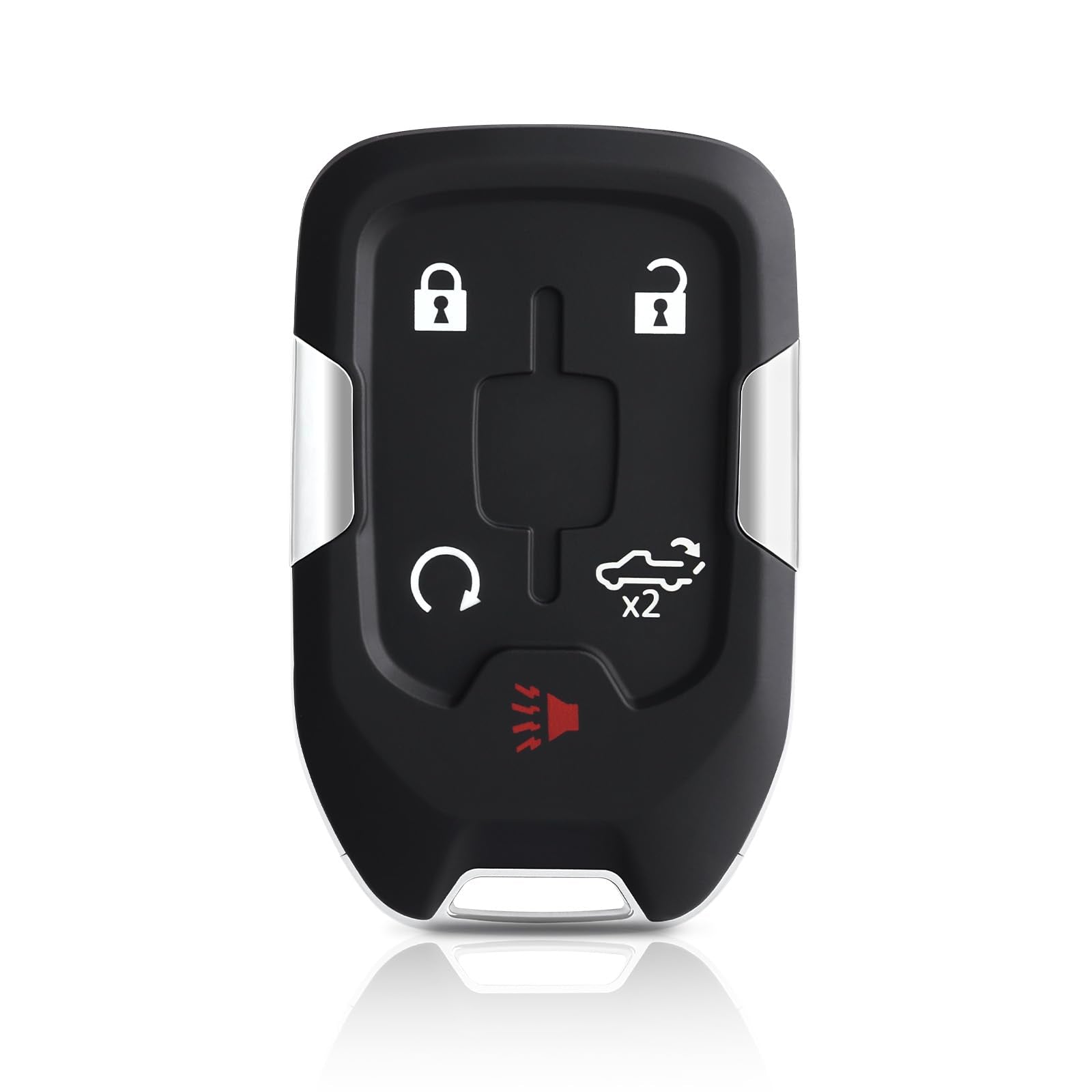 Helloauto Key Fob Cover Fit For Gmc Sierra 1500 2019 2020 2500Hd 3500Hd, For Chevy Silverado 2019-2021 Key Fob Case Replacement,