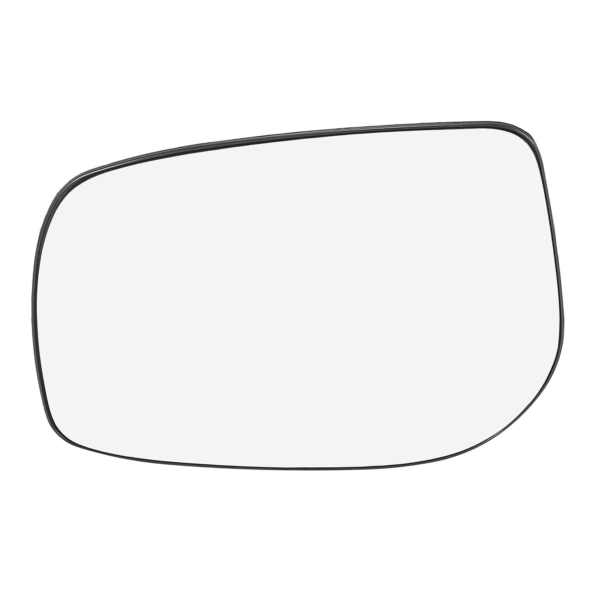X AUTOHAUX Car Rearview Left Side Non-Heated Mirror Glass with Backing Plate 879090D210 for Toyota Yaris 2006-2012