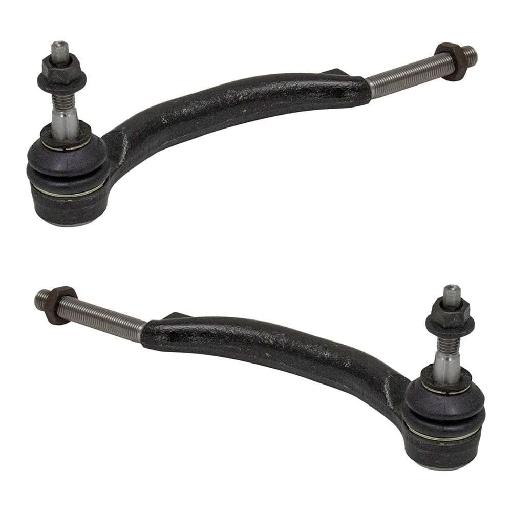 TRQ Front Outer Tie Rod Set Compatible with 2008-2014 Cadillac CTS
