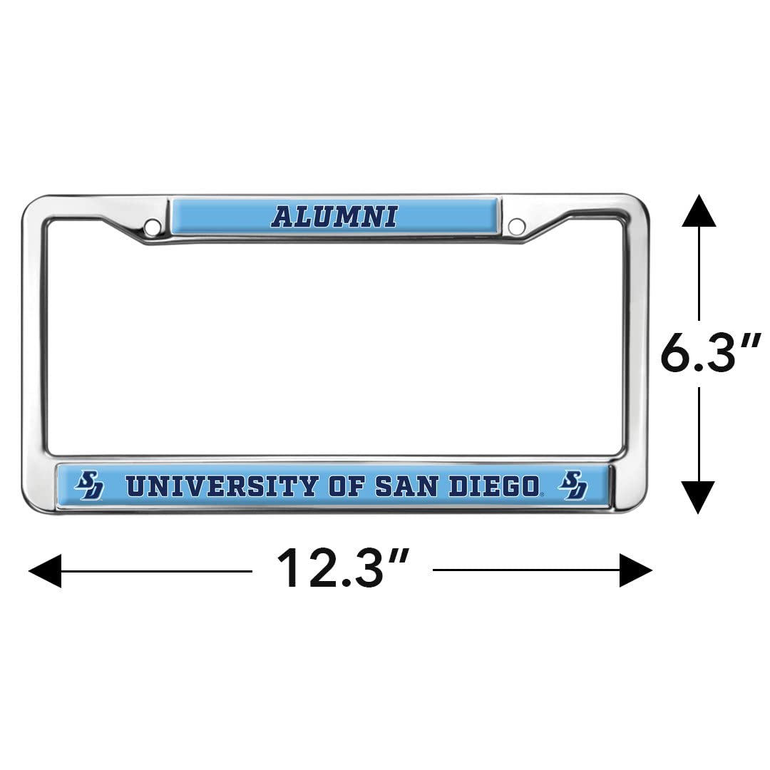 GRAPHICS & MORE Metal License Plate Frame - Full Size, University of San Diego Alumni Design, One Size