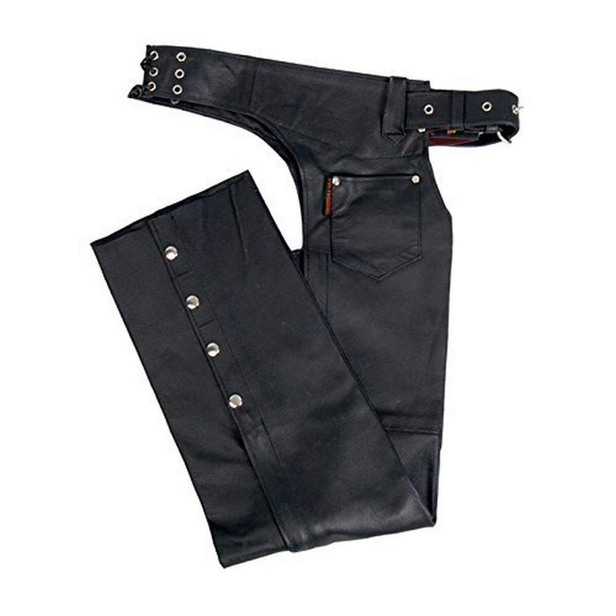 Hot Leathers Unisex Adult Unisex,classic Style Powersports-protective-chaps, Black, Large US