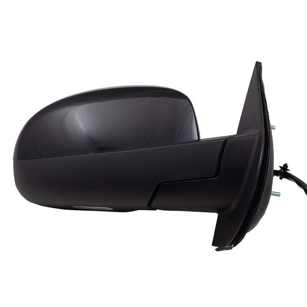 Brock Replacement Passenger Power Folding Door Mirror Heated Memory Puddle Lamp Signal On Glass Compatible With 25779849