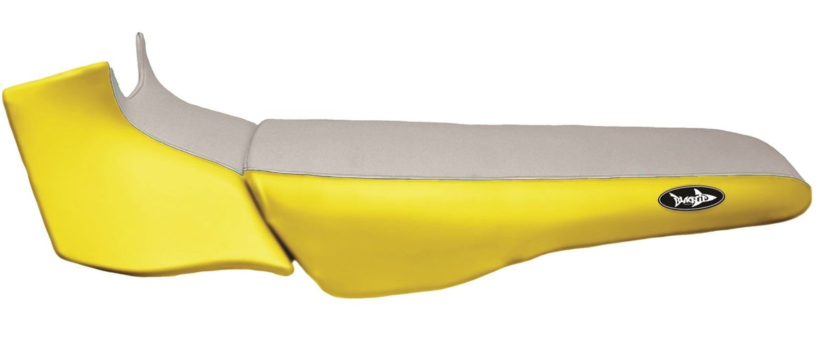 BlackTip Jetsports Seat Cover for SeaDoo 1990-1991 GT / 1992-1995 GTX / 1992-2000 GTS / 1996 GTI (Yellow/Gray)