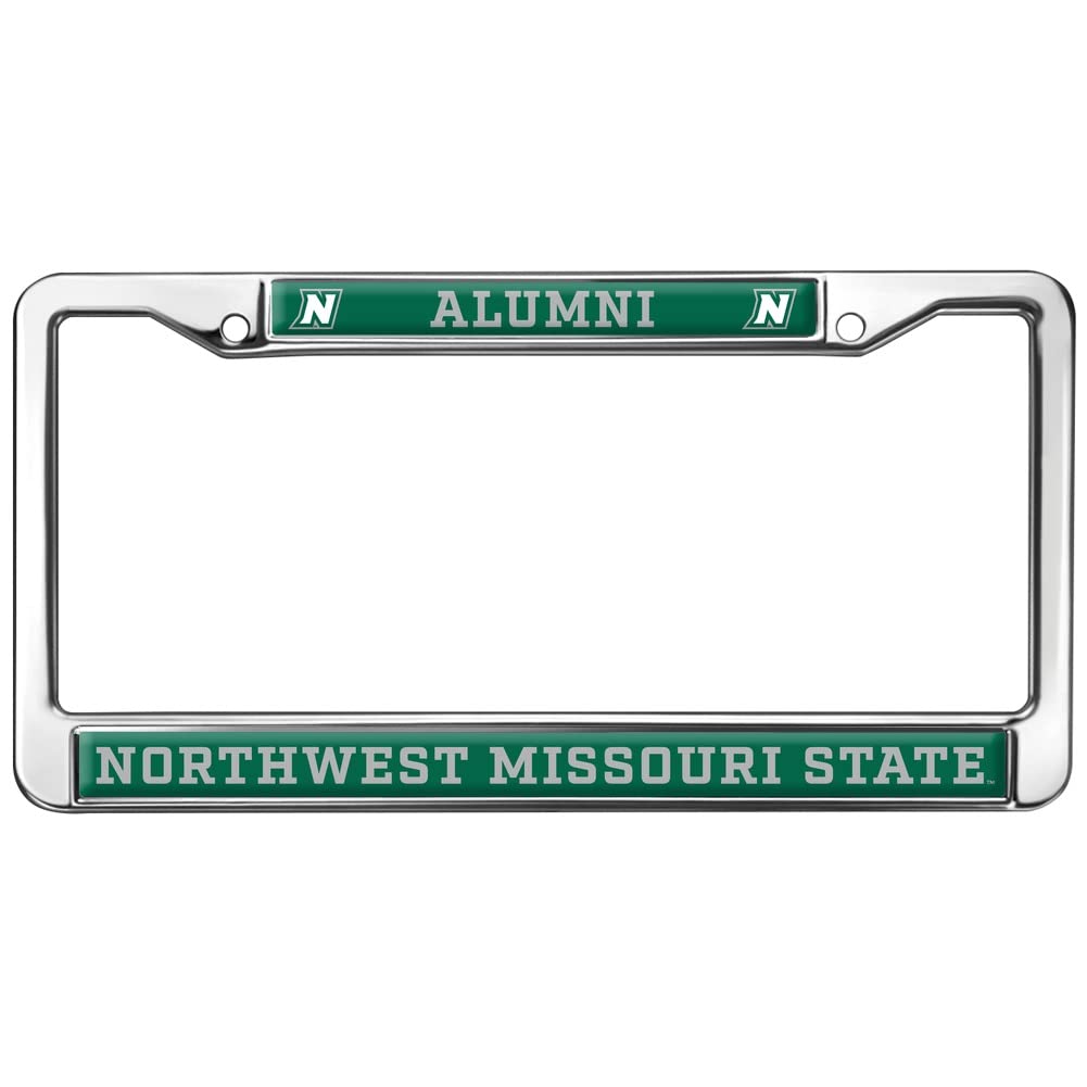 Northwest Missouri State Alumni Logo Full Size Standard License Plate Metal Frame