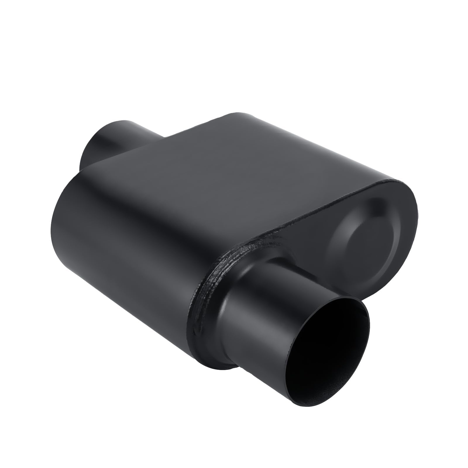 TECTRUC Muffler Single Chamber 2.25 Universal Mufflers Performance Muffler 2.25 inch exhaust replacement,Aggressive Deeo Sound,B