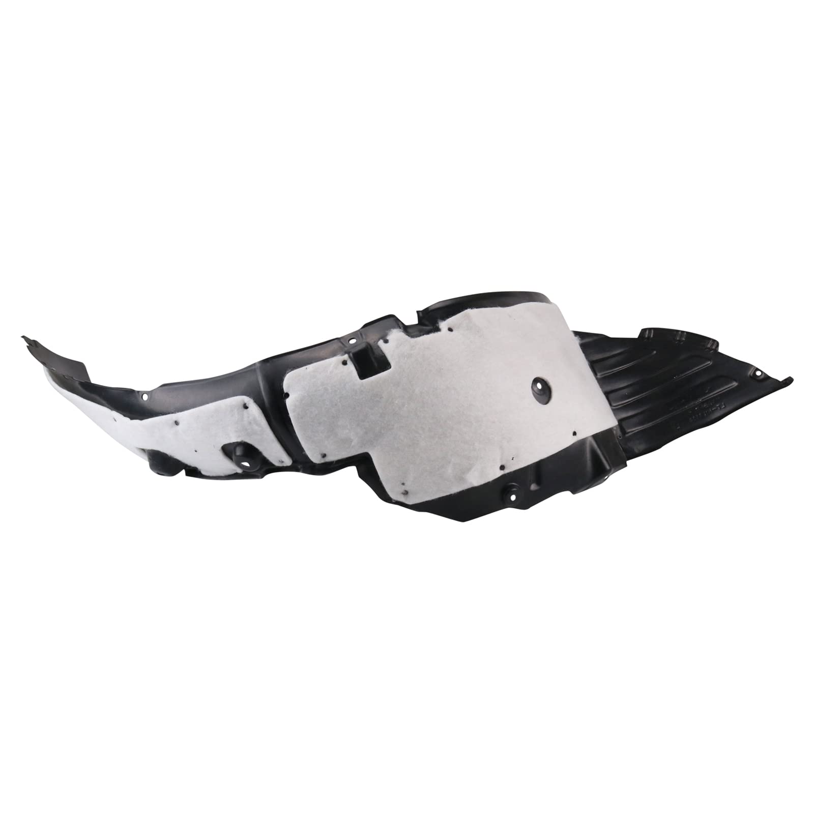 Trq Inner Fender Liner Set Compatible With 2012-2014 Hyundai Azera Hy1248166 Hy1249166