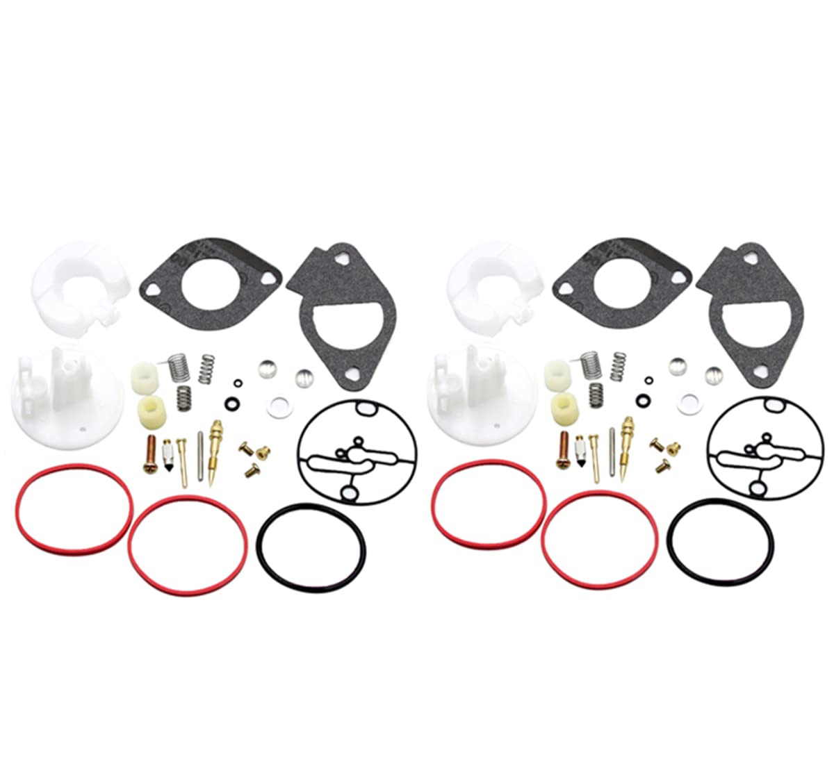 WaruiTT 796184 Carburetor Repair Kits for BS Master Overhaul Nikki Carbs 698787 699900 699521 792369 790032 (2Pack)