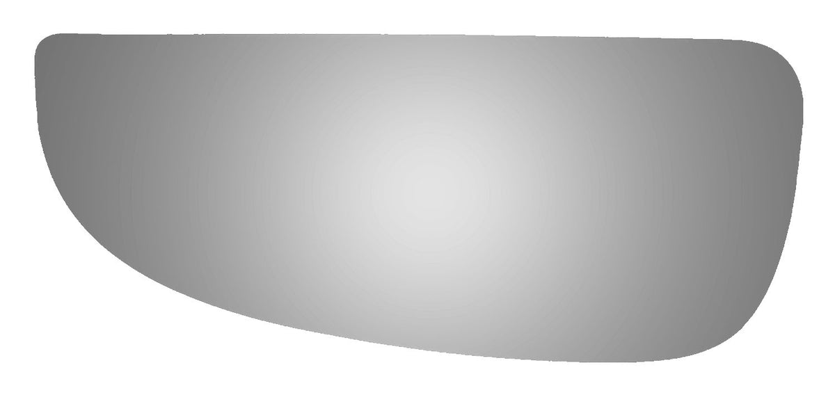 Burco 3962 Lower Convex Driver Side Replacement Mirror Glass for 2014 RAM PROMASTER