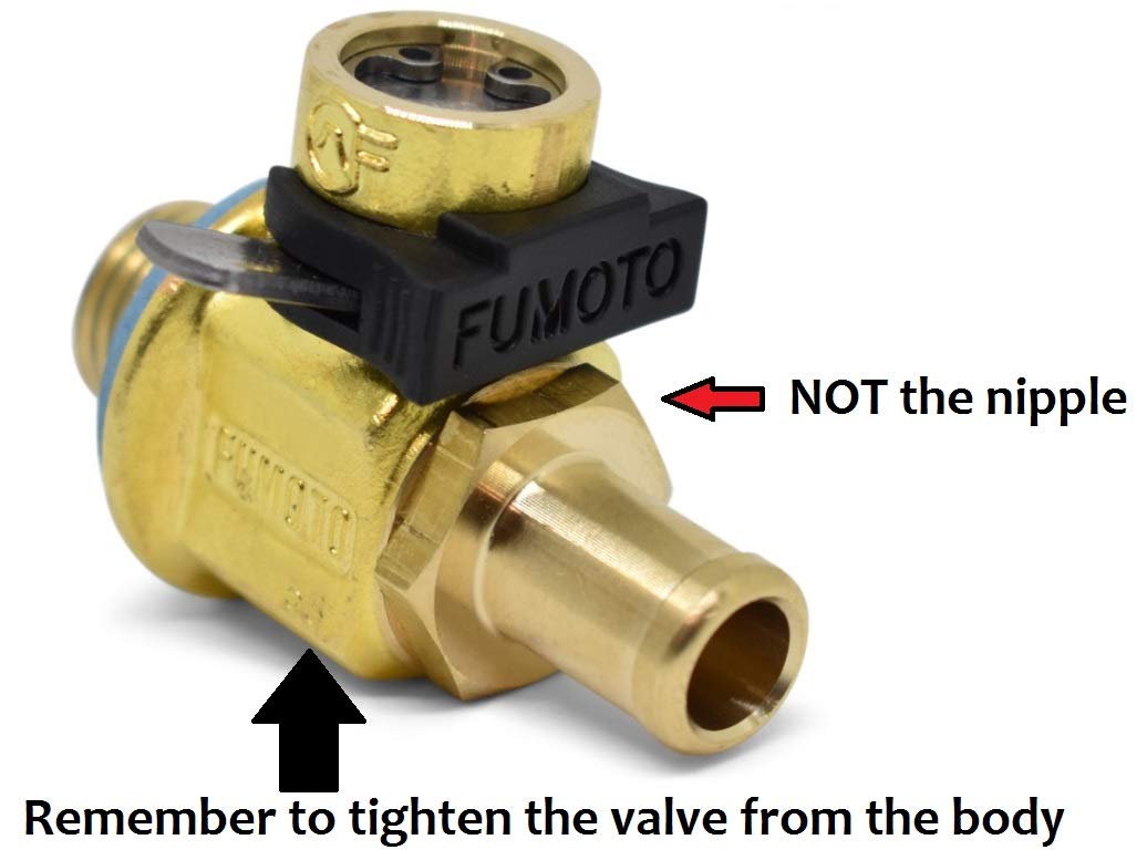 Original Fumoto F107N With Lc-10 Lever Clip Fn-Series Engine Oil Drain Valve, 1 Pack, Golden