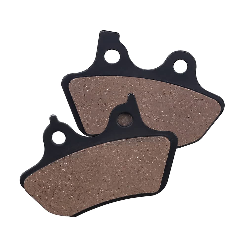 Cyleto Front & Rear Brake Pads for Harley Davidson Softail FLSTCI FLSTC Heritage Classic 2000-2007/Fat Boy/Dyna Electra Glide/Sp