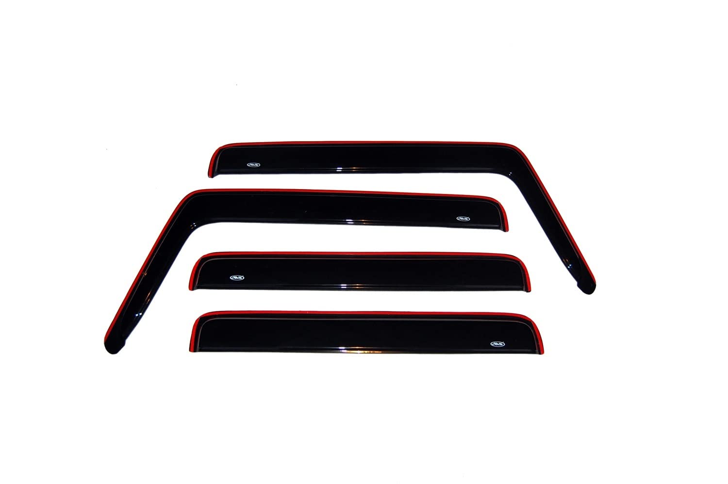 Auto Ventshade [AVS] Outside Mount Rain Guards for 2003 - 2009 Hummer H2, 4 pcs. | Window Vent Visors - Smoke | 94329