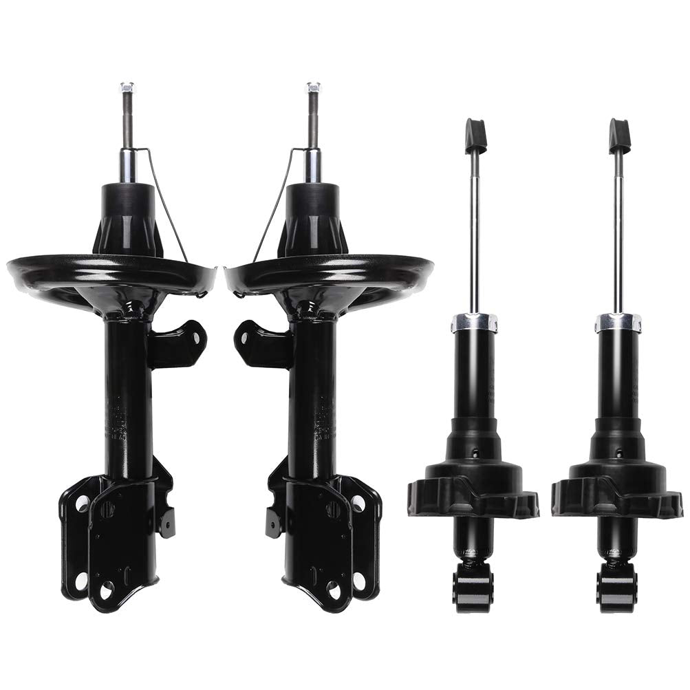 LSAILON Auto Shocks and Struts Set for Honda Ridgeline (2006-2014) - 4pcs Alloy Steel Black Absorbers