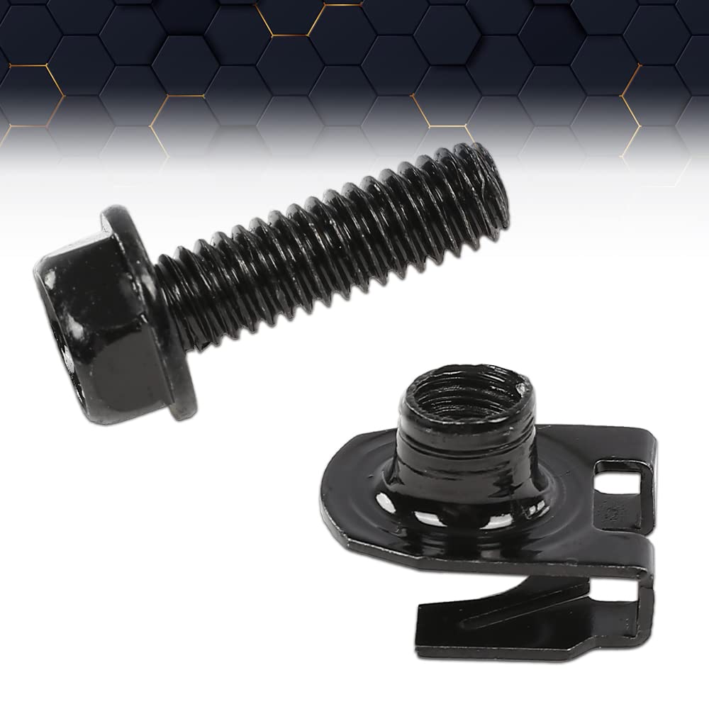 Pit66 Front Shock Lower A Arm Mounting Bolts & Special U Nuts Hardware Compatible With 1955-2007 Gm 8 Pcs