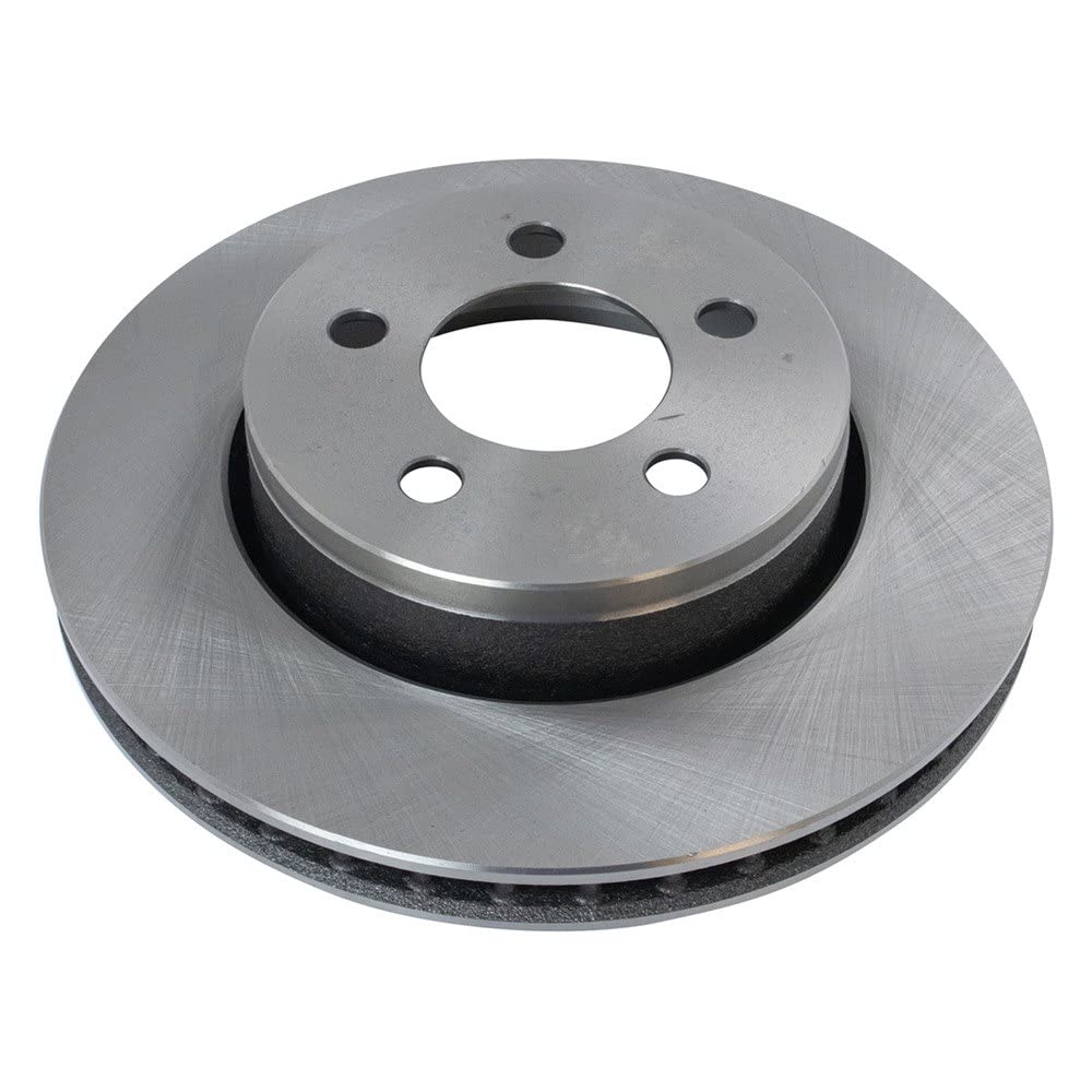 Trq Front Brake Rotors Set Vented Compatible With 2007-2011 Dodge Nitro 2008-2012 Jeep Liberty