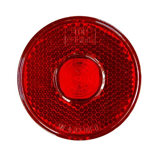 Dream Lighting 12V Dc 2.5Inch Round Led Side Marker Lights For Automotive Rv Trailer Truck Clearance Indicator Front/Rear Side -