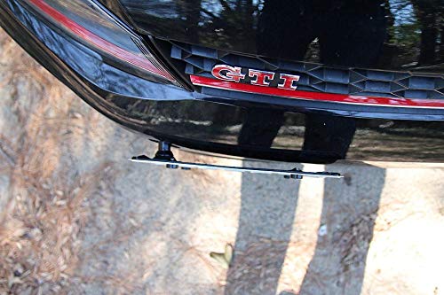 Trunknets Inc Bumper Tow Hook License Plate Mount Bracket For Volkswagen Mk7 Golf Gti 2015 16 17 18 2019