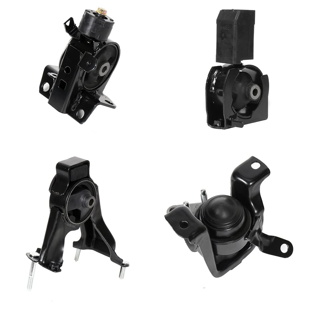 Scitoo Engine Mounts Set 4Pcs A4219 A4221 A4220 A4218 Compatible With For Toyota For Corolla 2003-2008 Matrix 2003-2006 For Pontiac Vibe 2003-2008 1.8L