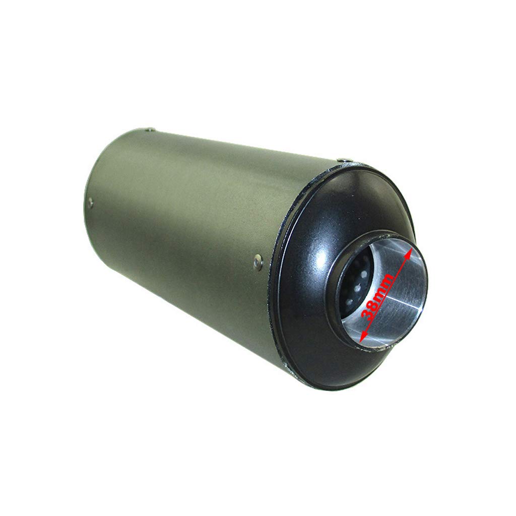 TC-Motor 38mm Exhaust Muffler With Clamp For 125cc 140cc 150cc 160cc Chinese Pit Dirt Bike XR50 CRF50 SSR Lifan Taotao Stomp Kay