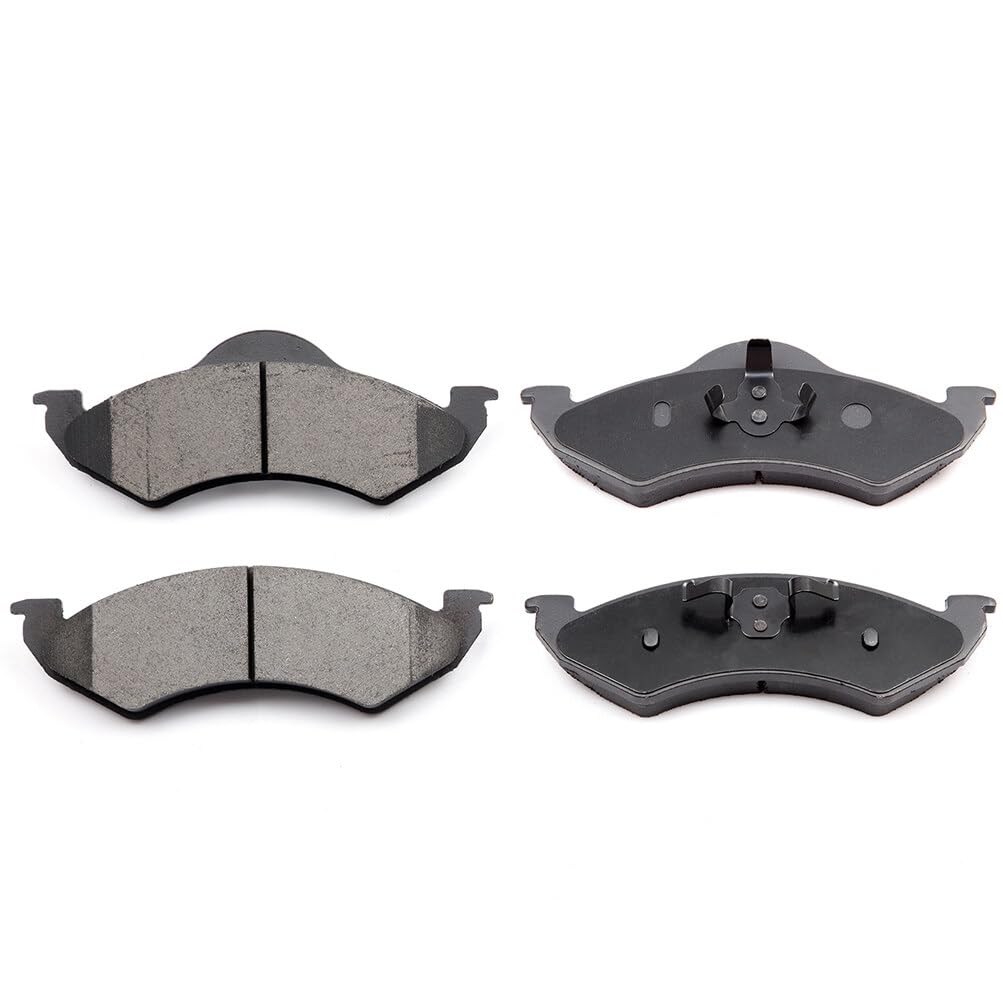 Eccpp D820-7616 4Pcs Front Ceramic Disc Brake Pad Set Fit For Dodge Dakota 2000-2002,For Dodge For Durango 2000-2002
