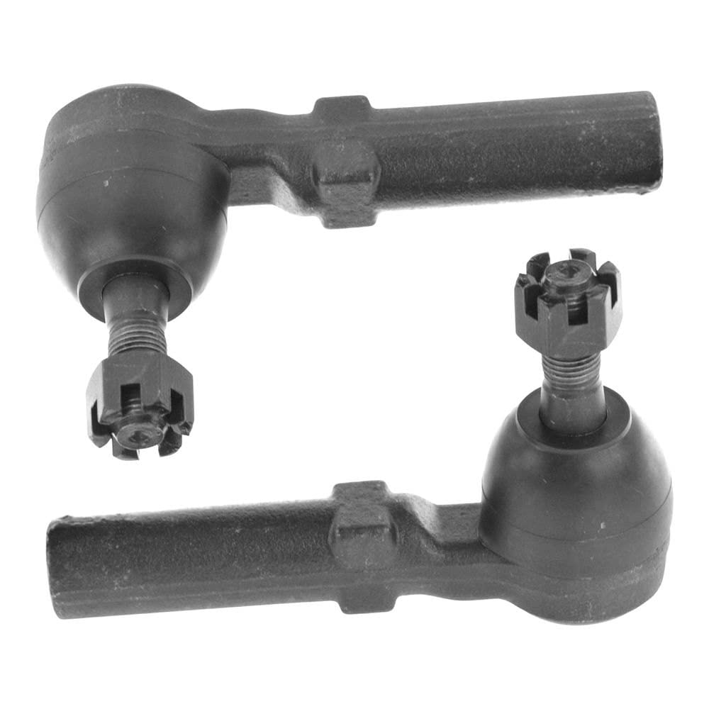 TRQ Front Outer Tie Rod Set Driver & Passenger Side Outer Compatible with 1996-2000 Chrysler Town & Country 2000 Voyager Dodge C