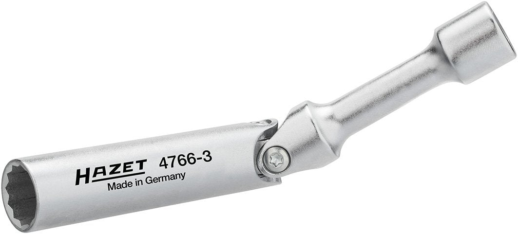 HAZET 4766-3 154 mm 12-Point Profile Spark Plug Wrench - Multi-Colour