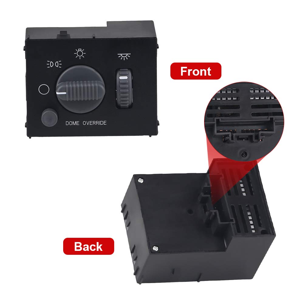 WMPHE Compatible with Headlight Switch Chevy Silverado Suburban 1999-2002 GMC Sierra 2000-2002 Tahoe Avalanche Yukon XL Headlamp