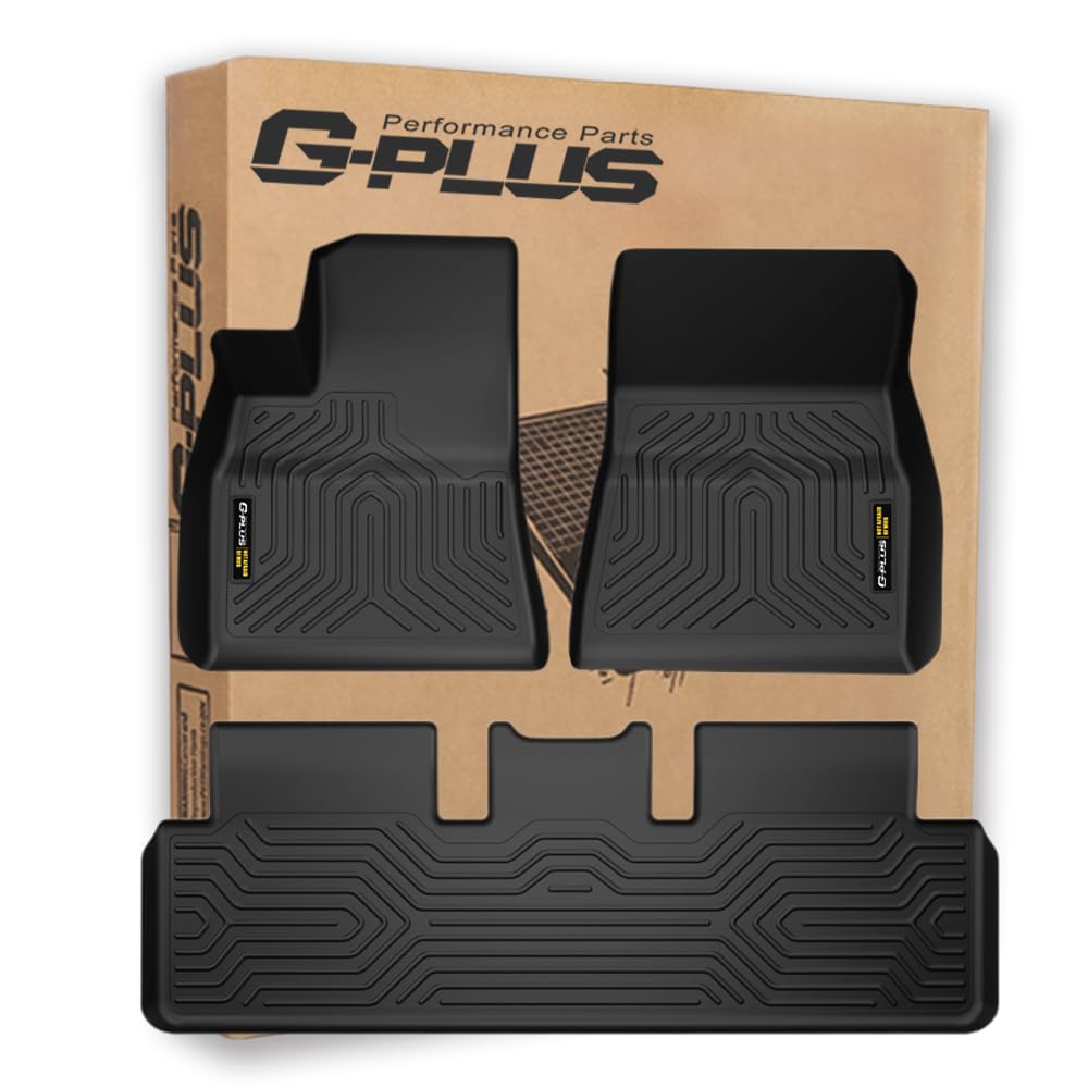 G-PLUS Floor Mats Compatible with Tesla Model 3 2017-2023 Sept Old Style, Not Fit 2023 Oct-2024 New Model,All Weather Full Cover
