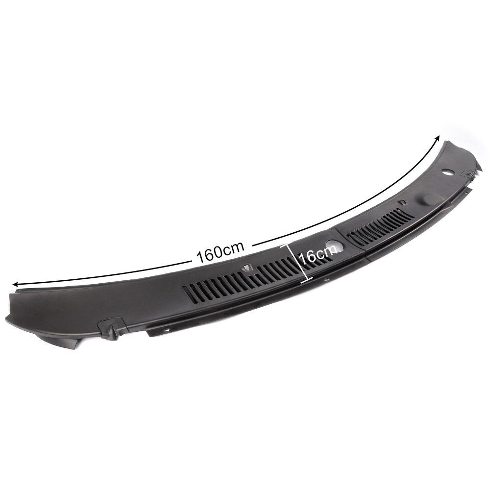 GRAND ORANGE Windshield Wiper Cowl Vent Grille Panel Hood Compatible with Ford Mustang 1999-2004 2pcs Wiper Cowl Grille Black 3R