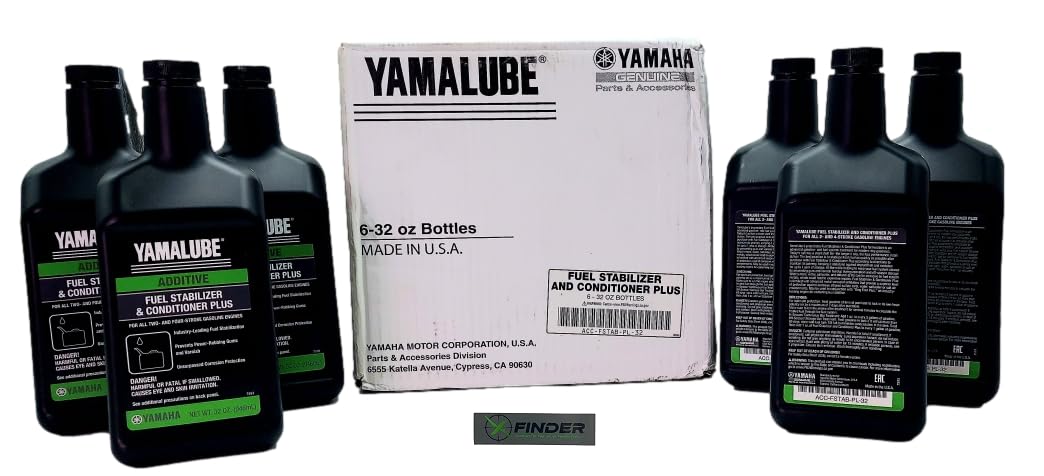 Yamaha Original Oem Yamalube Acc-Fstab-Pl-32 Fuel Stabilizer & Conditioner 6 Pack