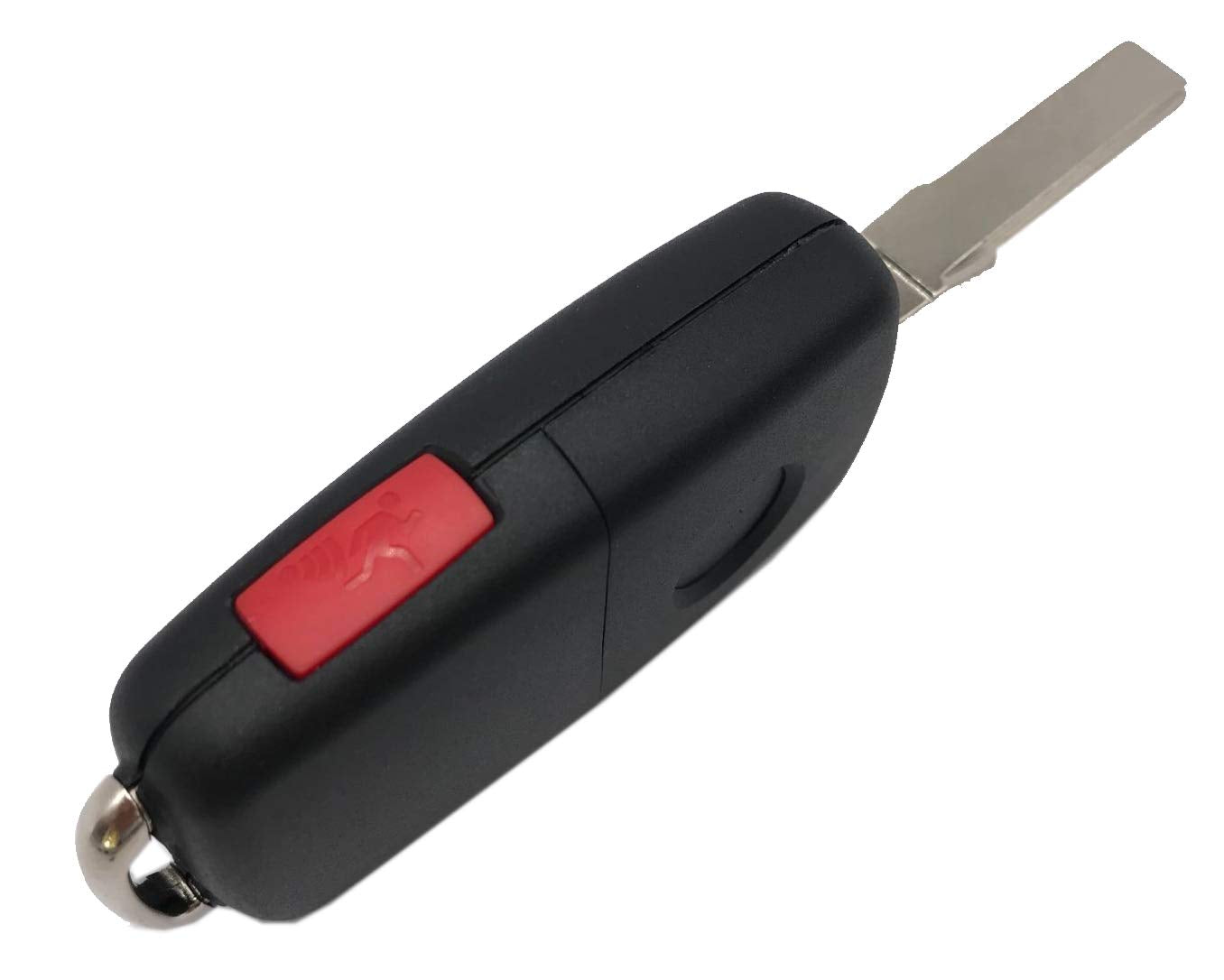 Flip Folding Car Key Fob Case Shell Fit For Vw Volkswagen Gti Jetta Eos Golf Replacement Keyless Entry Remote Control Key Fob Cover Housing (1)