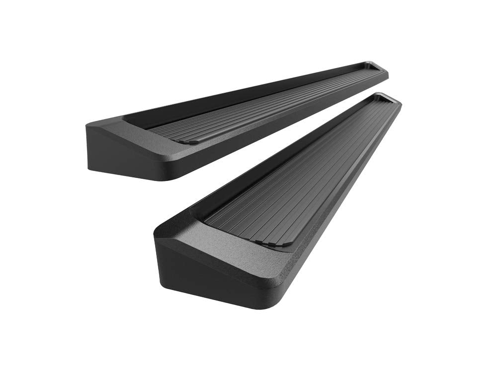 Aps 6In Black Running Boards Compatible With Ford F150 Supercrew Cab & 17-24 F250 15-24