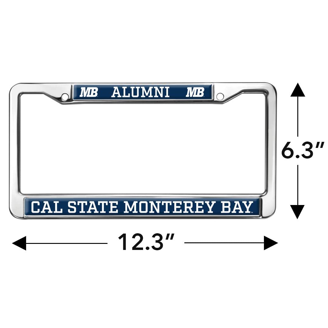 GRAPHICS & MORE Metal License Plate Frame - Cal State Monterey Bay Alumni, Full Size, One Size