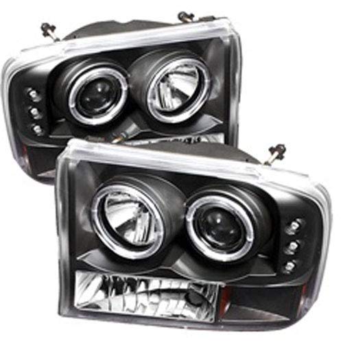 Spyder Auto 5010339 Led Halo Projector Headlights Black/Clear