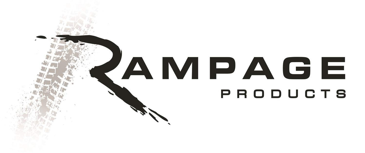 RAMPAGE PRODUCTS Rampage Rear Tailgate Tire and Brake Light Extender | Steel, Black | 86616 | Fits 1987 - 1995 Jeep Wrangler YJ, and 1997 - 2006 Jeep Wrangler TJ