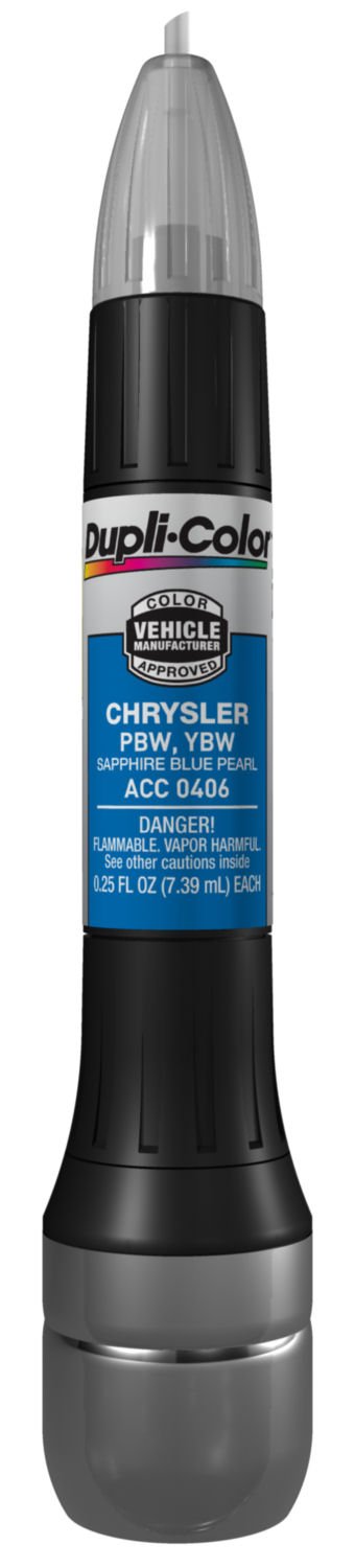 Dupli-Color ACC0406 Scratch Fix All-In-1 Exact-Match Automotive Touch-Up Paint - Chrysler Sapphire Blue Pearl - 0.25 oz. Paint P