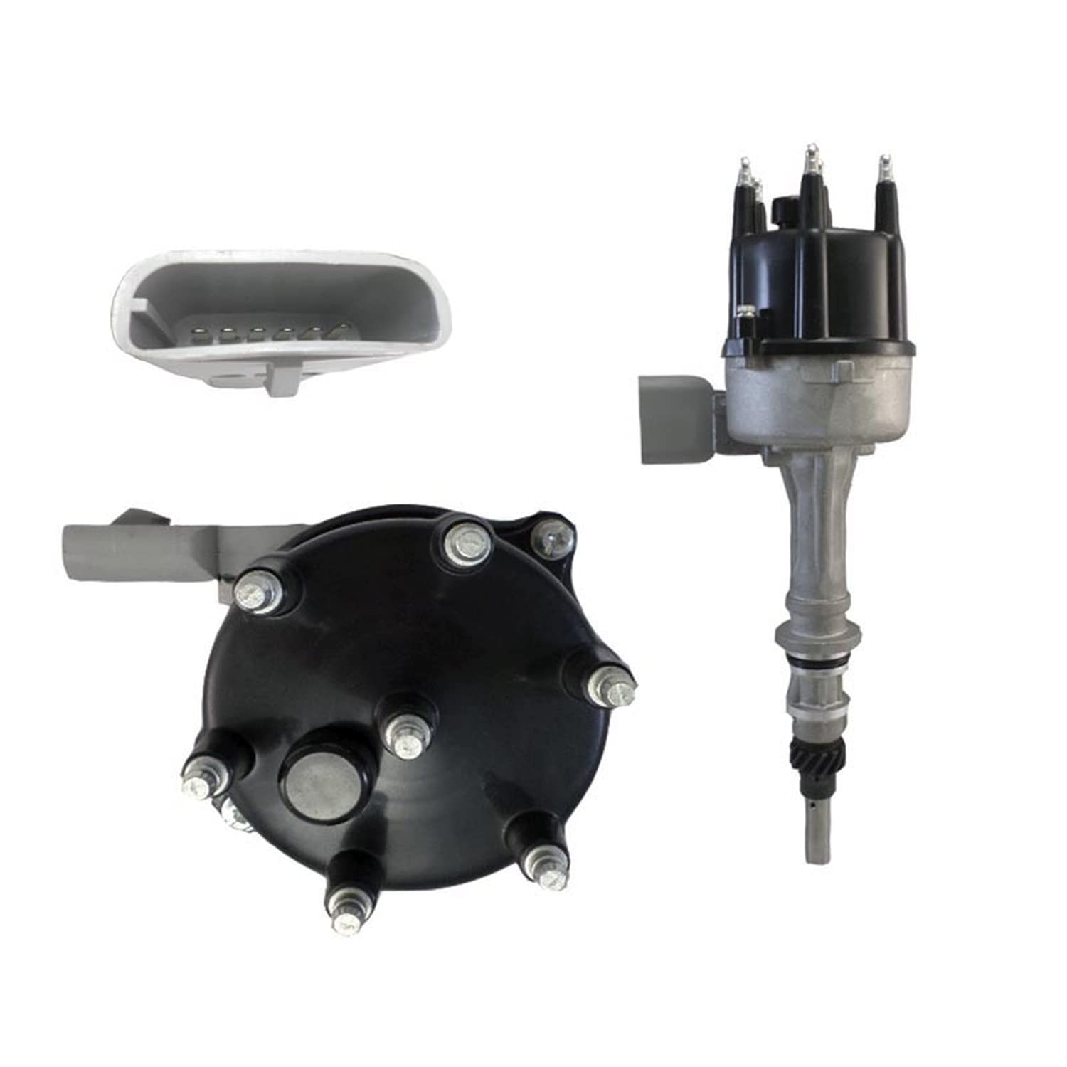 New Distributor Compatible With 1986-1995 Compatible With Taurus Probe Aerostar Sable 3.0 V6 Vulcan, Replaces E8De12127Aea, E8De