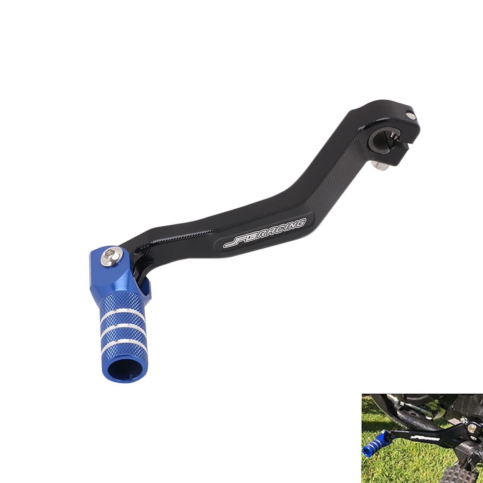 AnXin Motorcycle Gear Shifter Shift Lever Folding Tip CNC for YZ125 YZ250 05-23 YZ65 18-24 YZ85 02-24 YZ125X 17-23 YZ250X 16-23 